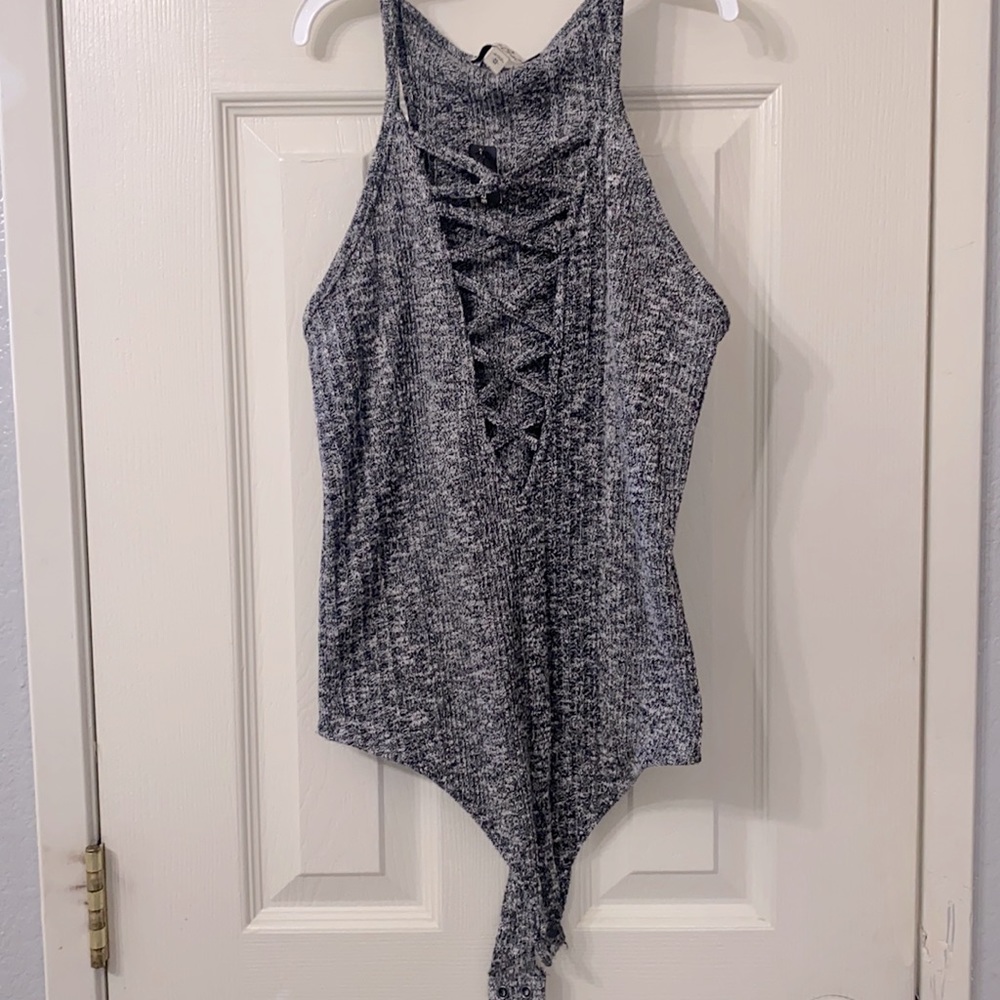 Lace Up Bodysuit